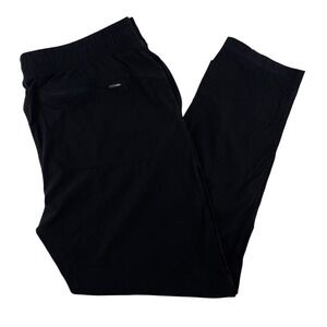 Rhone Mens XXL Torrent Pants Black Stretch‎ Athletic Drawstring Nylon Blend
